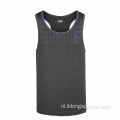 Sporttraining Fitness Ribbed Gym Tanktop Men